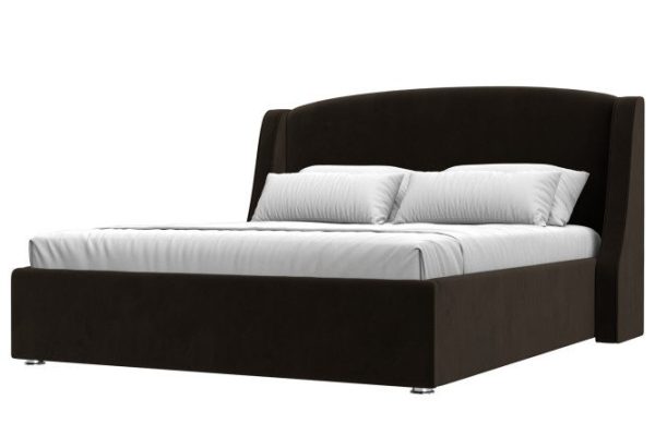 Bed with lifting mechanism Lotus color brown