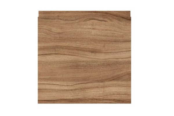 Decorative panel for wall cabinet Nicole 35.9x36 cm, natural Dijon walnut color