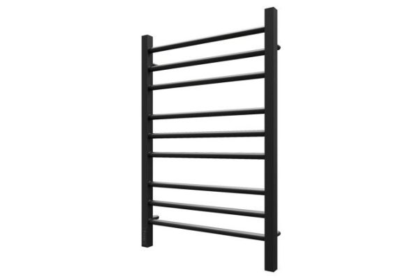 Electric heated towel rail POINT Vesta P9, black PN70758B 53x80x8 cm