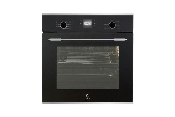 Electric oven LEX EDM 076 BL, black 59.5x59.5x53 cm