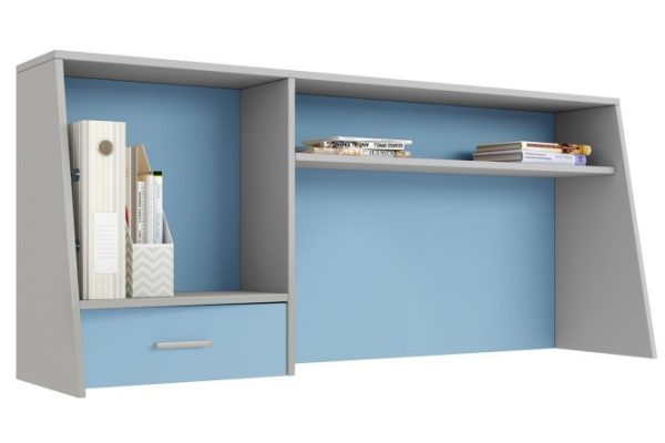 Aviv desk extension with drawer and shelf