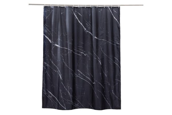 Bathroom curtain MICASA Marble Polyester, 180x200 cm