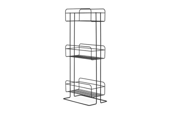3-tier bookcase BERKRAFT Loft 30.2x72x20 cm