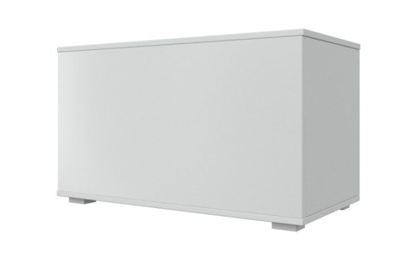 Cabinet Oscar Moon 75x45.4x41.6 cm, white front, talc