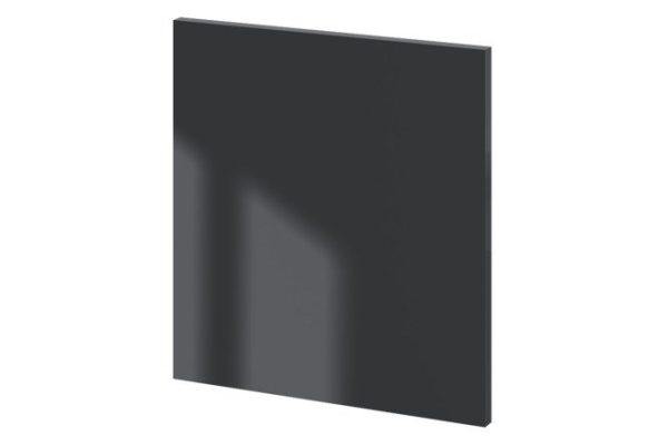 u595s1r969z6khrwf1xyj1l5m1xbnon9.jpg Decorative side wall for wall cabinets Amika black graphite gloss 33.7x36 cm, color black graphite gloss