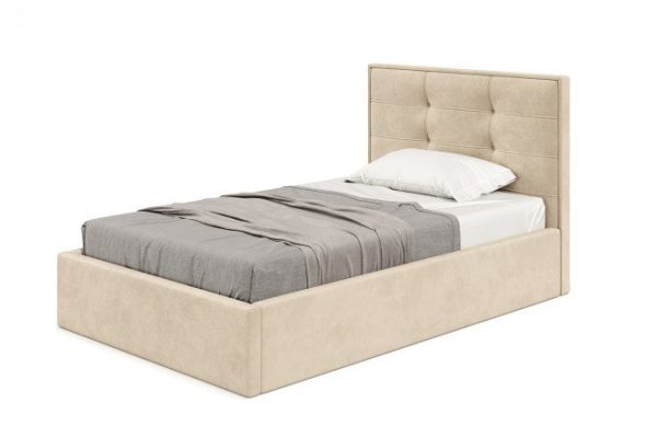 Bed with lifting mechanism Rimma beige 180x200 cm