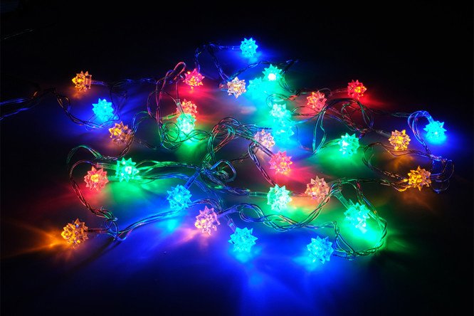 Electric garland Flowers 3 m