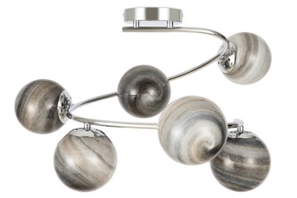 Chandelier FREYA FR5013 20 sq.m., 62x34x62 cm, E14