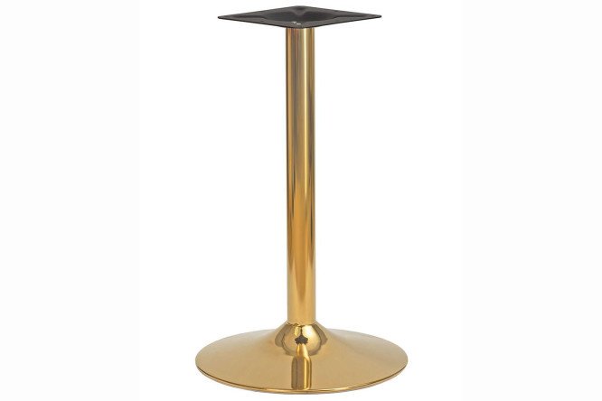 Dining table DOBRIN Alan Gold 44x72x44 cm