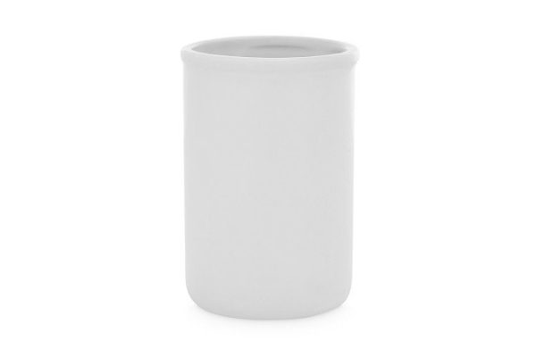 Glass for toothbrushes EVIO Bern 8.4x12.5x8.4 cm, Ceramic