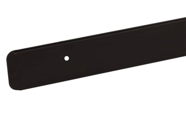 Universal end strip for table tops Europe 1519/U 105707 38 mm, black