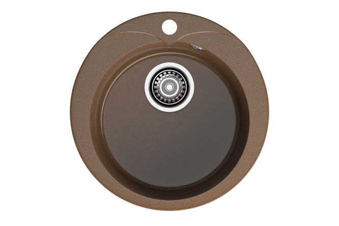 Inset sink GRANFEST Rondo GF-R-480 47x47x19 cm