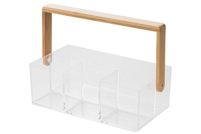 Table organizer MITTE Bamboo 16.5x8.2x23.5 cm
