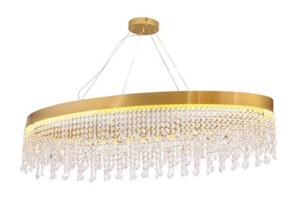 Hanging chandelier Regen LED, 100 cm