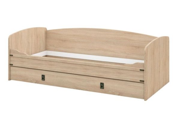 Bed Valencia 90x200 cm color oak Sonoma