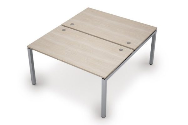 Bench system for 2 workstations Avance 140x75x163.5 cm