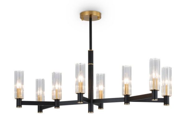 Hanging lamp FREYA Modern Ambra 28 sq.m., 76x55x76 cm, E14