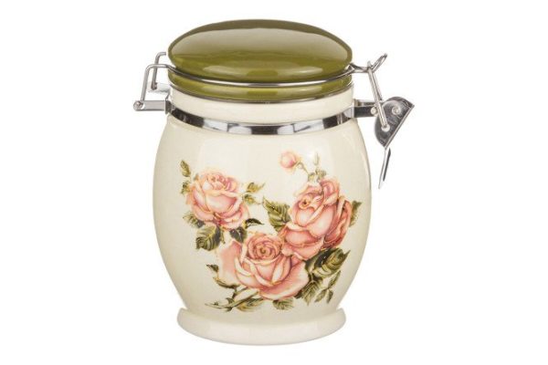 Korean Rose container for bulk products 11.5x15x11.5 cm, 700 ml