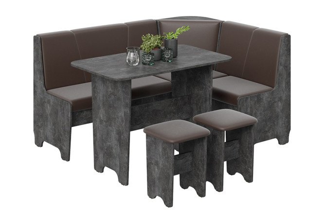 Kitchen corner Texas with universal corner, 153.2x80x113.2 cm