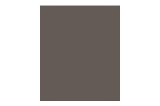 Demi front for dishwasher 59.6x71.6 cm, matte taupe color