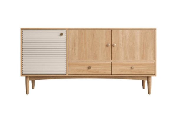 Bubble Solid Chest of Drawers with 3 Doors and 2 Drawers