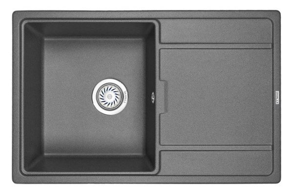 Inset sink with drainer GRANULA 7804 78x50x20 cm