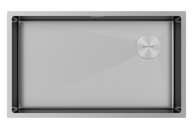 Built-in sink PAULMARK Next-Skew 74 UNI PM887444-BS 74x44x20 cm
