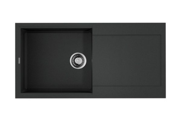 Inset sink with wing OMOIKIRI Sakaime 100-BL 4993884 100x50x20 cm