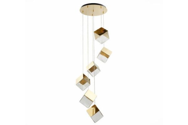 Hanging lamp ST LUCE Riello 10.5 sq.m., 57x150x57 cm, G9