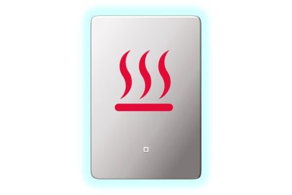 Mirror with LED lighting ALIAS Eos en10080101 80x100x2 cm