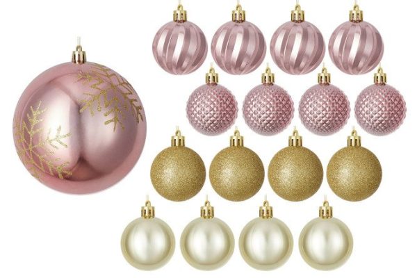 Set of Christmas balls Hall HTP240313-08 17 pcs.