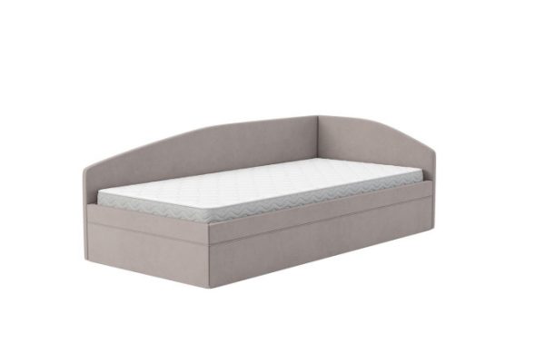 Bed with lifting mechanism Dream right-side color gray-beige 120x200 cm
