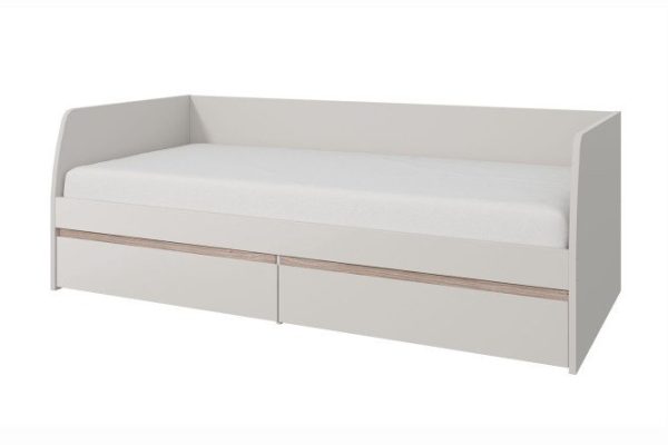 Bed Lima 200.5x90 cm color Persian pearl, madura