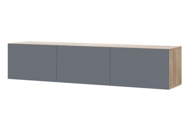 uwiox6lh13kmyfdkxnder3nl08m4in6i.jpg Cabinet Oscar Moon 180x40 with doors, Sonoma oak / graphite soft