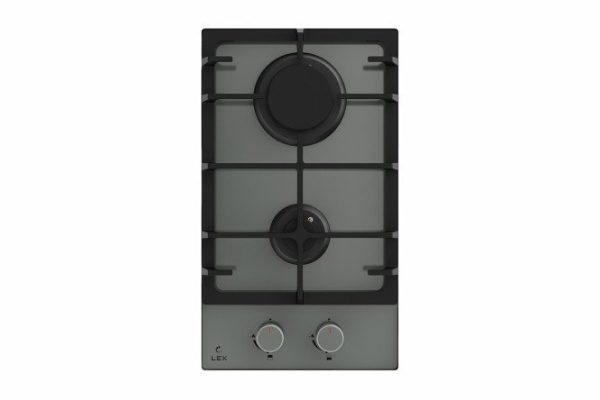 Gas hob LEX GVG 325 GR, grey, black 30 cm
