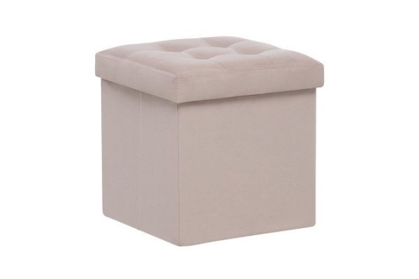 Folding pouffe Pluto with lid