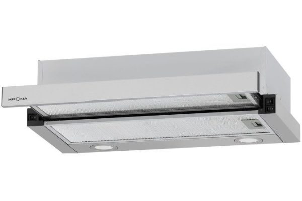Hood KRONAsteel Kamilla T 600 inox color stainless steel, 59.7x16.2x30 cm