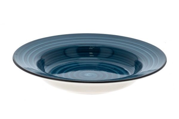 Deep plate Breeze Aster Ceramics, 23 cm