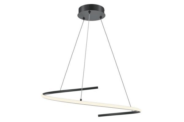 Hanging lamp MAYTONI Modern Curve 12 sq.m., LED, 60 cm