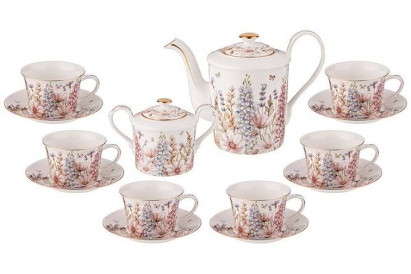 Tea set Lefard Palace Park 6 persons, 14 pcs., Porcelain