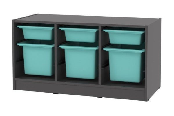 Alpha rack 98.2x51x44 cm, with containers