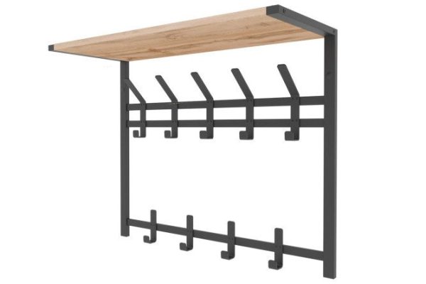 Hanger with shelf 2-tier Toronto 21D