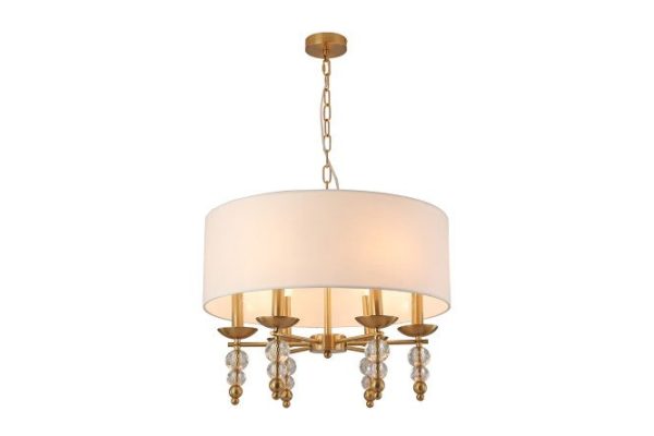 Hanging lamp FREYA Crystal Side 20 sq.m., 55x80x55 cm, E14