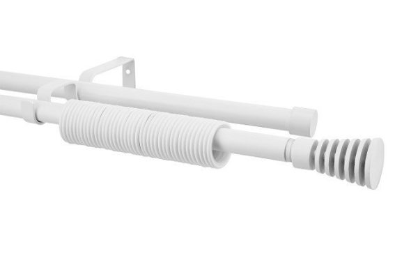 Double-row sliding cornice MITTE Cone Scan 120-210 cm