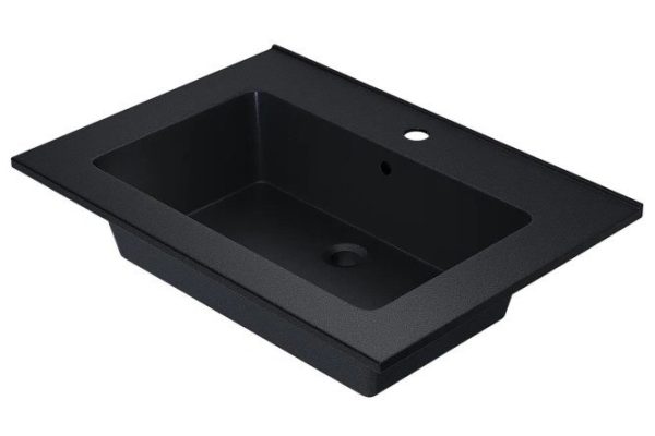 Bathroom sink Parma Quartz 291003003 Semi-built-in, 66x15.5x47.5 cm