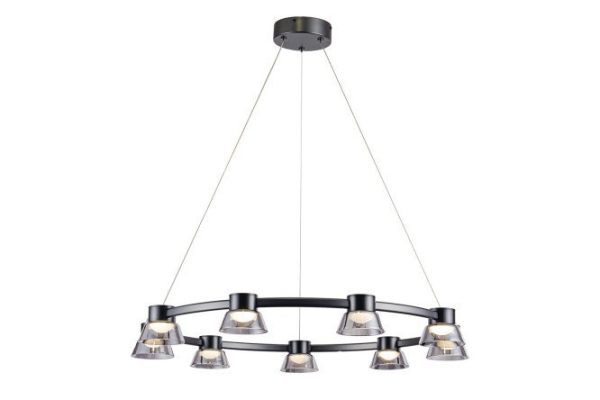 Hanging chandelier FAVOURITE Twix 5 sq.m., LED, 80 cm