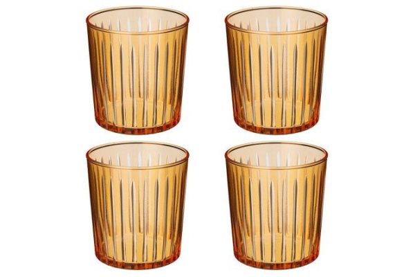 Set of glasses Sicilia 380 ml, Glass, 4 pcs.