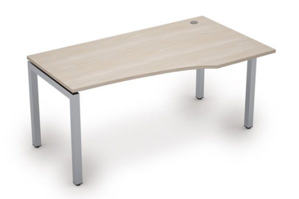 Avance curved table 160x75x90 cm, right