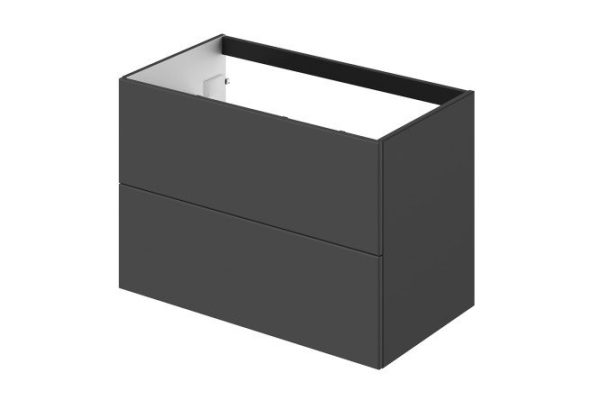 Wall-hung sink cabinet Icon 79.9 cm, frame color graphite, front graphite