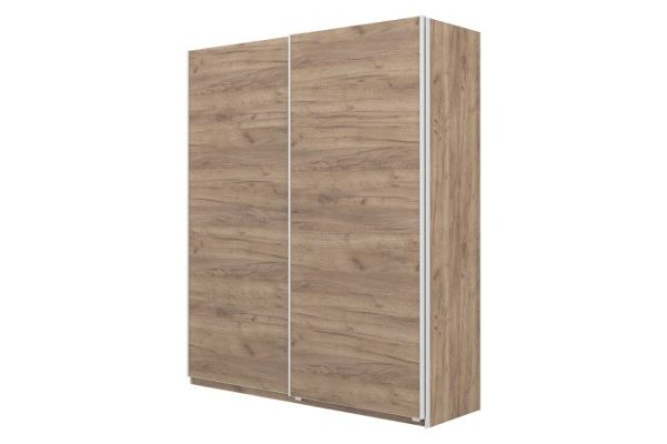 Sliding wardrobe Oscar 200x236x59.6 cm, tobacco oak Craft